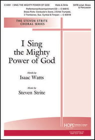 I Sing the Mighty Power of God SATB choral sheet music cover Thumbnail